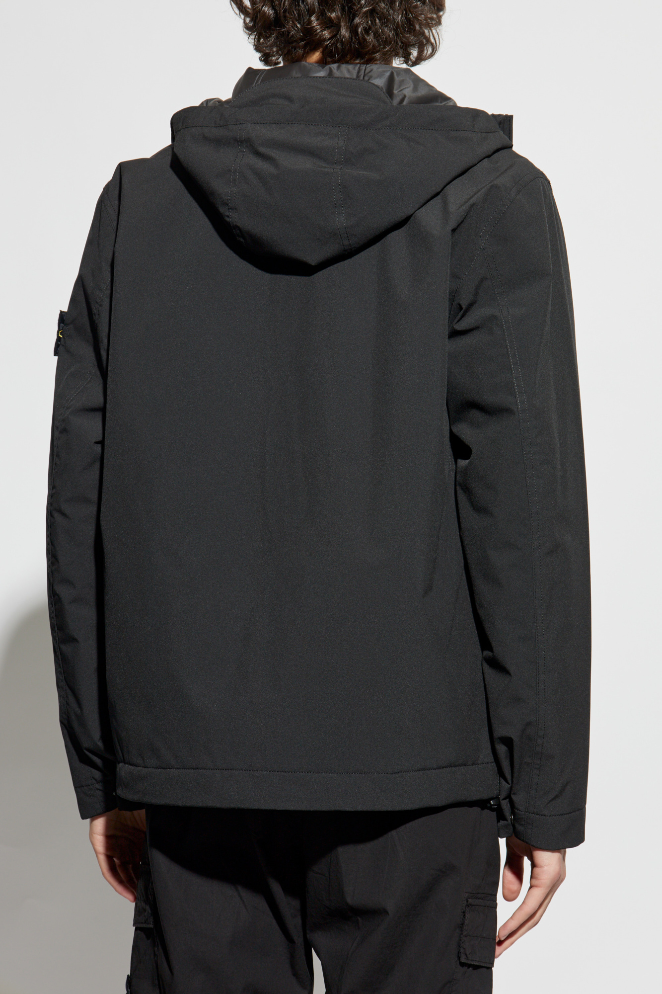 Black Insulated Waterproof Jacket Stone Island - Vitkac AS